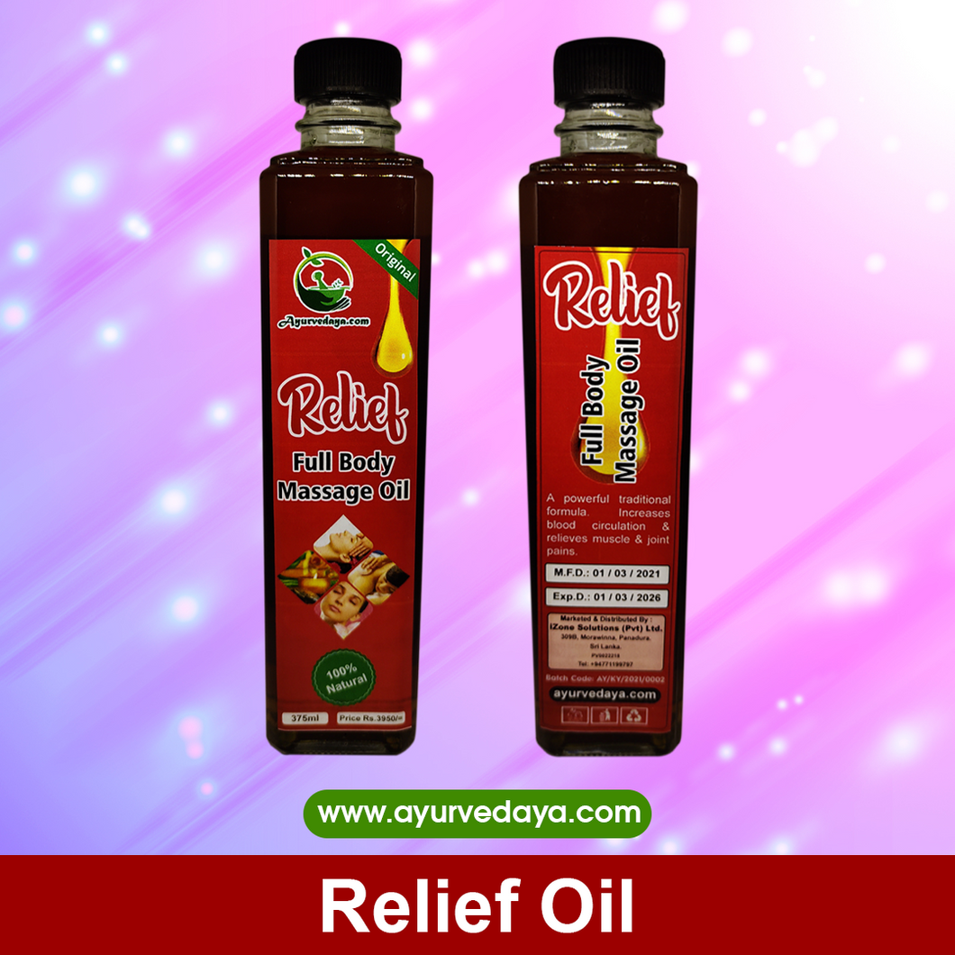 Relief Full Body Massage Oil 375ml